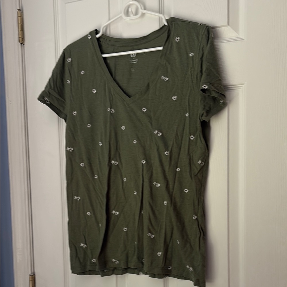 GAP Green Relaxed Short Sleeve T-Shirt